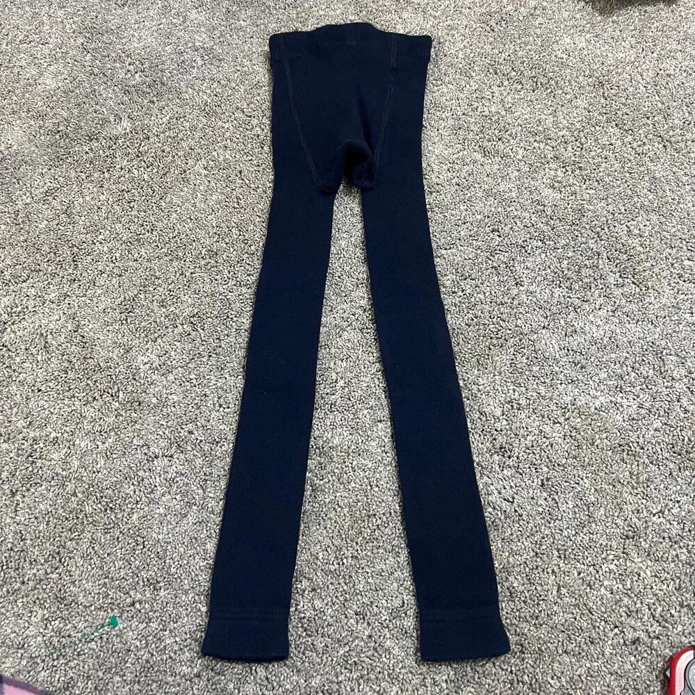 Hanna Andersson Girl's Navy Tights size Medium